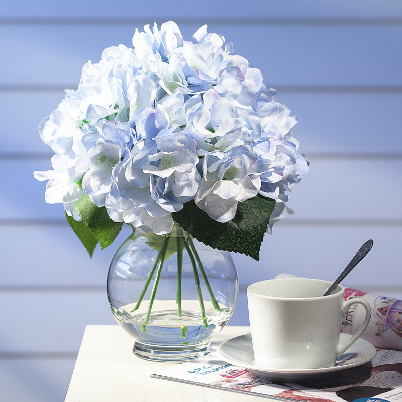 Rosdorf Park Arrangement floral hortensia en vase et Commentaires Wayfair.ca